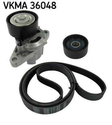 Kit de courroie d'accessoire (Courroie d’alternateur) SKF ref. VKMA 36048